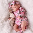 thumbnail image 4 of Muñeca Reborn Bebé BABESIDE 51 cm Niña Durmiente Realista, 4 of 8