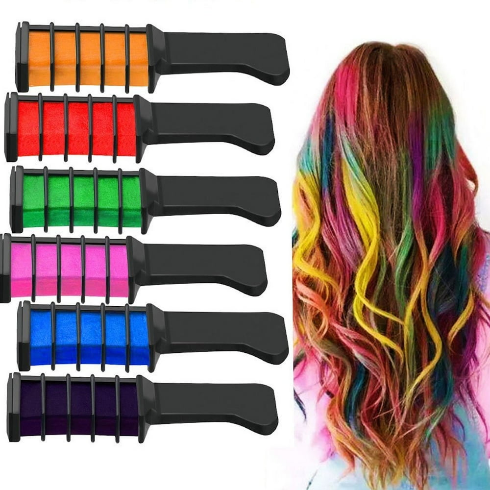 Beautifying Temporary Hair Dye Combs 6 pack