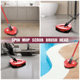 thumbnail image 4 of ILAVCLEAN 3 Pcs Scrub Brush Mop Attachments Head Replacement for O-Cedar 1 Tank System, Spin Mop Replace Heads Hard Bristle Floor Cleaning Brush for Bathroom Kitchen, 4 of 7