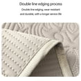 thumbnail image 6 of SPOORYYO Summer Cooler Pad Lightweight Breathable Soft Knitted Quilt Double Side Cooler Blanket Wind Conditioner Quilt Machine Washable Easy to Clean for Hot Sleepers Couch,Khaki, 150x200CM, 6 of 6