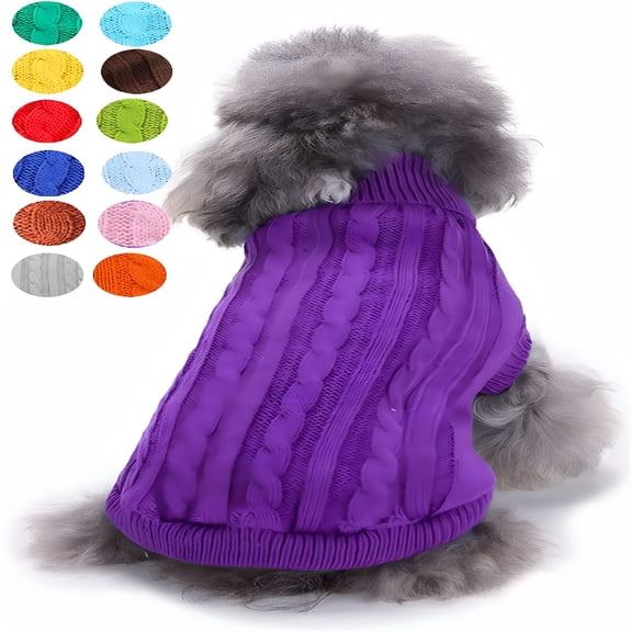 GASTROPOD Dog Sweater Warm Pet Sweater Dog Sweaters for Small Dogs Medium Dogs Large Dogs Knitted Classic Cat Sweater Dog Clothes Coat for Girls Boys Dog Puppy Cat