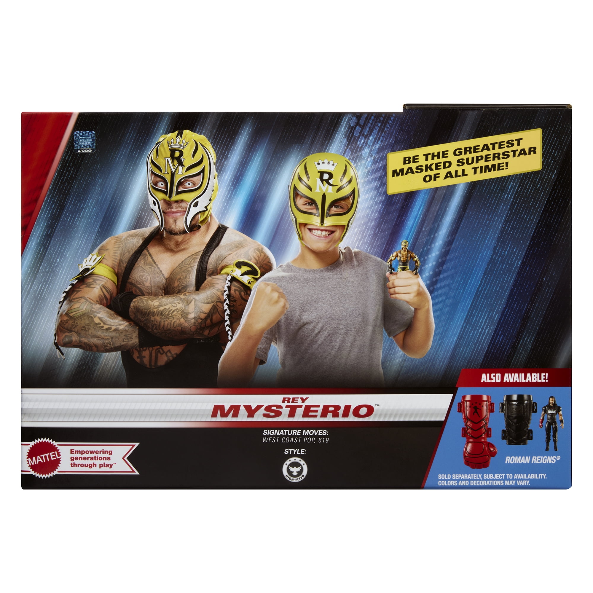 Rey Mysterio (Role Play) and Main Event Figure Mattel WWE Toy Wrestling Action Figure