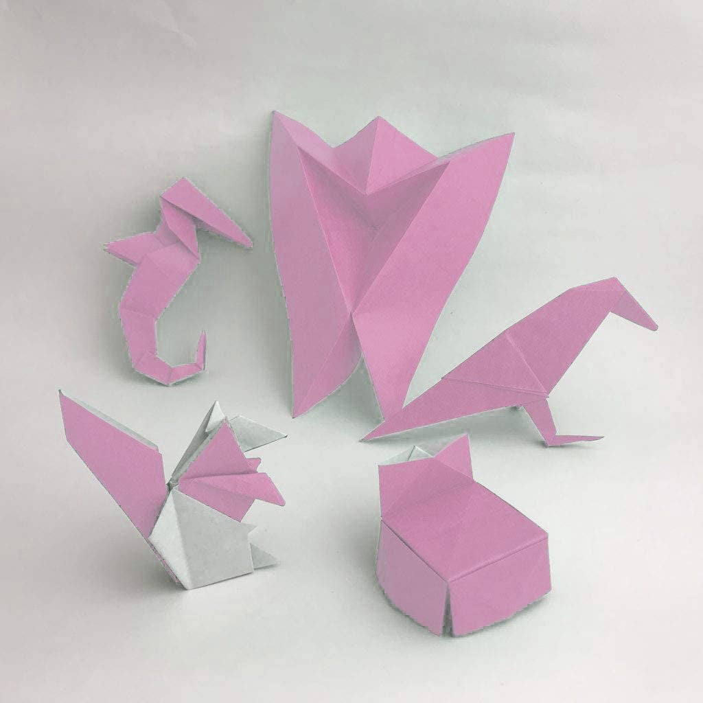 Baby Pink Single Color Premium Origami Paper
