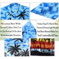 thumbnail image 6 of HAPPY BAY Men's Hawaiian Shirts Short Sleeve Button Down Shirt Mens Tropical Shirts Casual Vacation Summer Party Caribbean Shirts for Men Funny 5XL Island View, Blue, 6 of 6