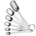 thumbnail image 1 of A Set Measuring Dry And Liquid Stainless Steel Measuring Spoon 6Pcs, 1 of 9