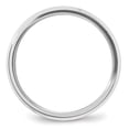 thumbnail image 2 of 14k White Gold 5mm Beveled Edge Comfort Fit Wedding Band Size 5.5 WBEC050, 2 of 5