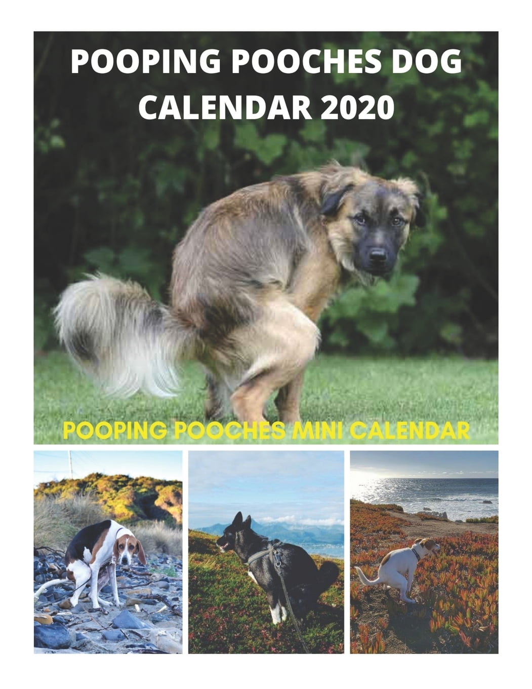 Pooping Dogs Calendar Printable Template Calendar