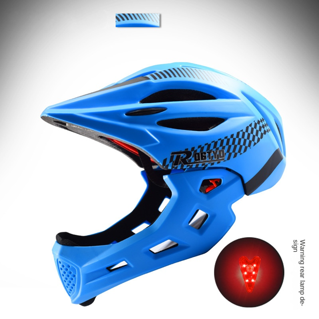 Casque de Vélo de Montagne Intégral pour Enfants 3-10 Ans-A