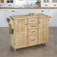 thumbnail image 2 of Homestyles Create-a-Cart Brown Kitchen Cart, 2 of 2