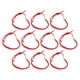 thumbnail image 1 of 10 PCS Pulsera roja trenzada de mano a mano Pulsera ajustable Cuerdas rojas decorativas, 1 of 5