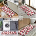 thumbnail image 6 of Red Strawberry Plants Fruit White Pattern Kitchen Rug Mat,Kitchen Runner Rugs Non Skid Washable,Decorative Kitchen Floor Mats for Kitchen,Sink,Laundry,17"x47.2", 6 of 7