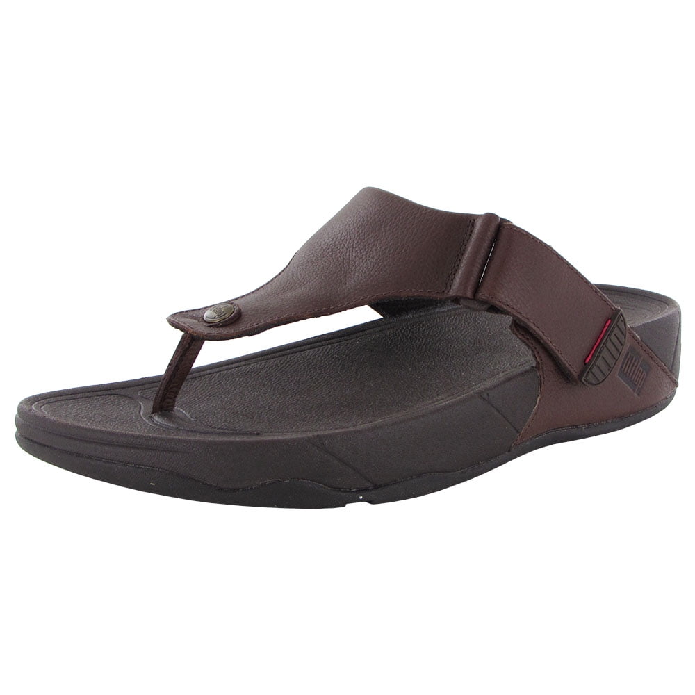 trakk ii leather flip flops