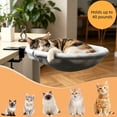 Secure Removable Metal Kaskawise Adjustable Sunken Cat Desk Hammock, Metal Frame Secure Clamp ...