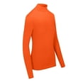 thumbnail image 3 of M&M SCRUBS Women's Long Sleeve Turtle-Neck T-Shirt Under Scrub (Orange, XXX-Large), 3 of 5