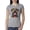 Heather Grey, variant on My Favorite Breed is The One In Need | Colorful Labrador Dog | Dean Russo Art Animal Lover Womens Slim Fit Junior Tee, Red, XL