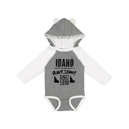 

Inktastic Idaho Awesome Since 1890 Gift Baby Boy or Baby Girl Long Sleeve Bodysuit