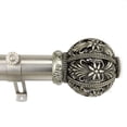 thumbnail image 1 of Rod Desyne Lacey Window Curtain Rod Set, 48 to 84-Inch, Satin Nickel, 1 of 3