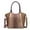 Tan, variant on MKF Collection Kristal Women's Tote Bag Signature Vegan Leather Handbag Purse by Mia K - Brown