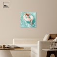 thumbnail image 3 of Relaxation in the Sea Canvas Classic Landscape Art by Art Remedy, White Frame, 30" x 30", 3 of 7
