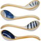 thumbnail image 1 of Long Handle Ceramic Soup Spoons Set for Ramen, Pho, Wonton and More (Japanese Style)-Yvan, 1 of 5