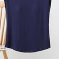 thumbnail image 5 of QSXADF Pajama Tops For Women Sleep Shirt Pajama Shirt Sleeveless Crew Neck Lightweight Ruffle Women Summer Pajamas Soft Loungewear, 5 of 5