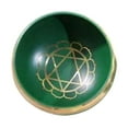 thumbnail image 3 of Cuenco para , cuenco para oración, suministros tibetanos de , Verde Zulema cuenco tibetano, 3 of 5