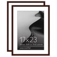 thumbnail image 1 of Americanflat 17x23 Picture Frame with Polished Plexiglass - Set of 2 - Use as 13x19 Frame with Mat or 17x23 Frame Without Mat - Galleria Collection - Gallery Wall Frame Set for Wall Dis, 1 of 7