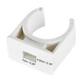 thumbnail image 3 of Uxcell Pipe Clamps Clips TV Trays Tubing Hose Hanger Support Pex Tubing White 20Pcs 0.79" OD, 3 of 6