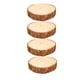 thumbnail image 3 of 4 Piezas De Madera Natural Rebanadas Pulidas Para Manualidades Centro De Mesa De Vacaciones 10 Cm X 10 Cm X 2 4 Piezas De Madera Natural Rebanadas Pulidas Para Manualidades perfecl none, 3 of 8