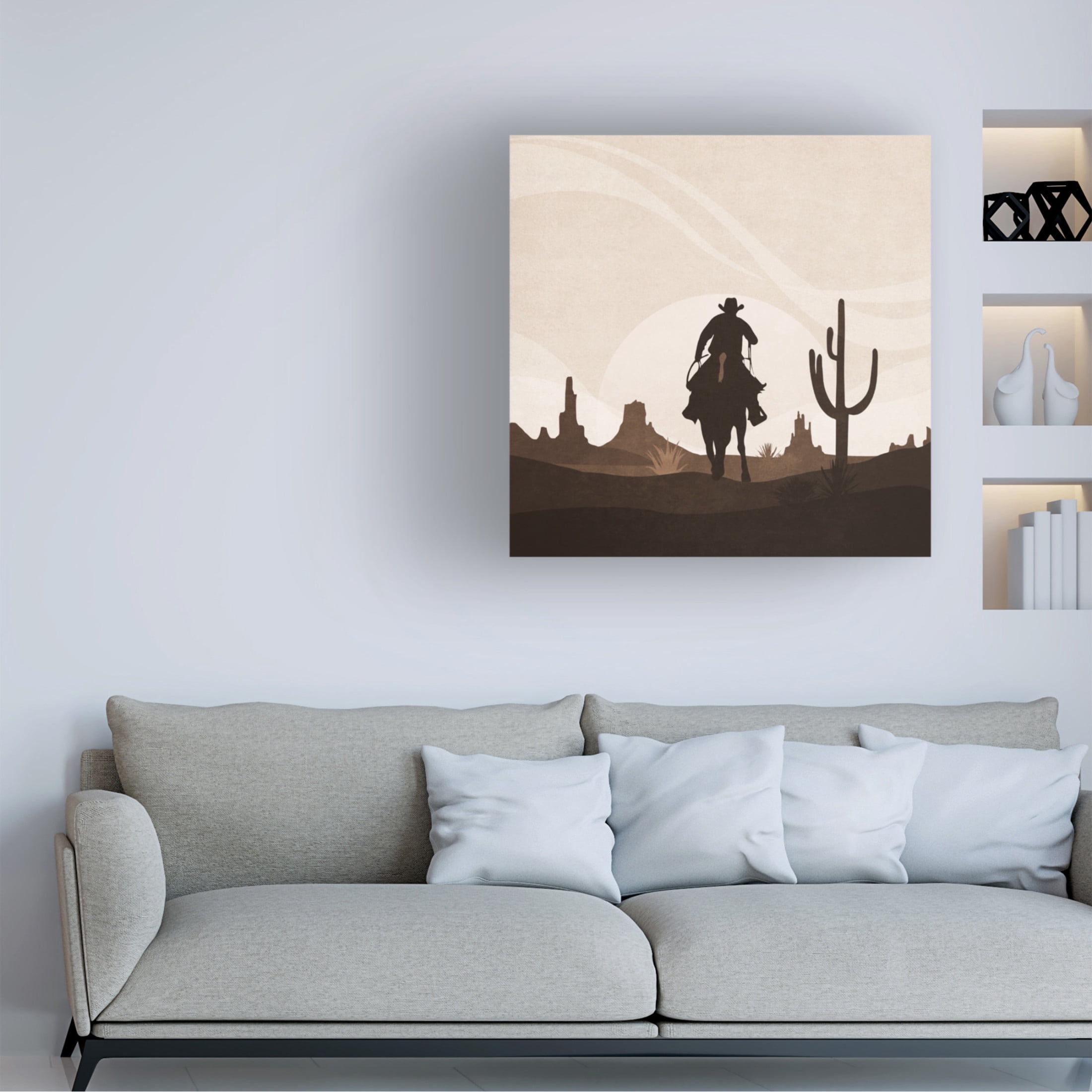 Trademark Fine Art Emel Tunaboylu Sunset Canvas Wall Art