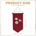 thumbnail image 2 of Uxcell Blank Canvas Banners, Pin Display Wall Banner for Home Decor, Wine Red, 2 of 7