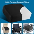 thumbnail image 3 of Kaipara Extra Thick Chair Cushion for Office Chair, 6" Booster Seat Cushion for Height Increase & Pain Relief, High Resilience Foam Seat Cushion with Non-Slip Bottom, Strap & Handle, 18 x 16 x 6 inch, 3 of 8