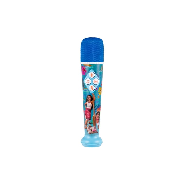 Micrófono de karaoke eKids Moana 2 Bluetooth con música y luz