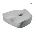 thumbnail image 3 of Cateissary Cojín de descompresión de vértebras de cola de látex para una mejor salud espinal y comodidad Cojín de glúteos de oficina Cojín Juegos de cama Núcleo natural/yo gris pequeño, 3 of 6