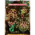 thumbnail image 3 of Luces navideñas Minetom con silueta para ventana, 16 pulgadas, juego de 4, 3 of 9