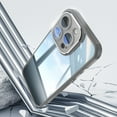 thumbnail image 4 of Allytechgroup iPhone 16 Pro Case, Shockproof Bumper Slim Fit Clear Back Cover with Camera Lens Protector - Anti-Scratch Phone Case for Apple iPhone 16 Pro, Gray, 4 of 6