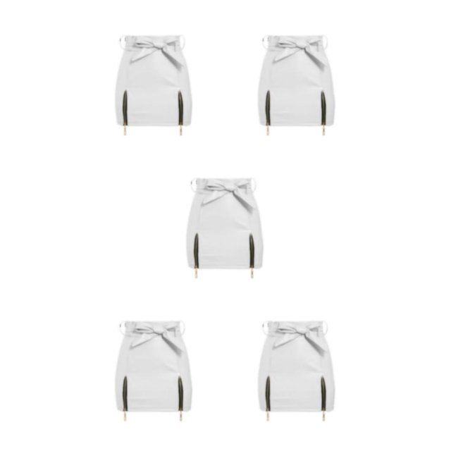 Sonducket Minifalda de cintura alta para mujer, faldas de moda para fiesta en la playa y escuela para niñas, ropa de estilo informal para mujer, Type2 NO2