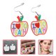 thumbnail image 3 of KAKOWELY 1 par de pendientes colgantes de acrílico para maestra, joyería para las orejas de maestra para mujer, 3 of 4