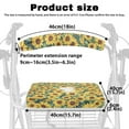 thumbnail image 6 of COEQINE Sunflower Cat Walker Protection Decor Cover 2 Pack Walker Seat Covers with Wide Back Rollator Walker Accessories for Seniors Comfortable Rollator Seat Covers for Women, 6 of 7
