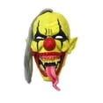 thumbnail image 1 of Disfraz integral de látex de payaso de lengua larga para Halloween, 1 of 1