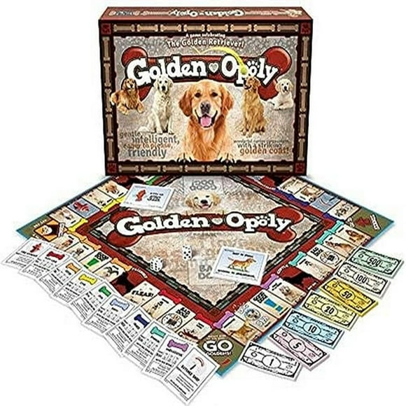 Juego de mesa Late for the Sky Golden Retriever-opoly