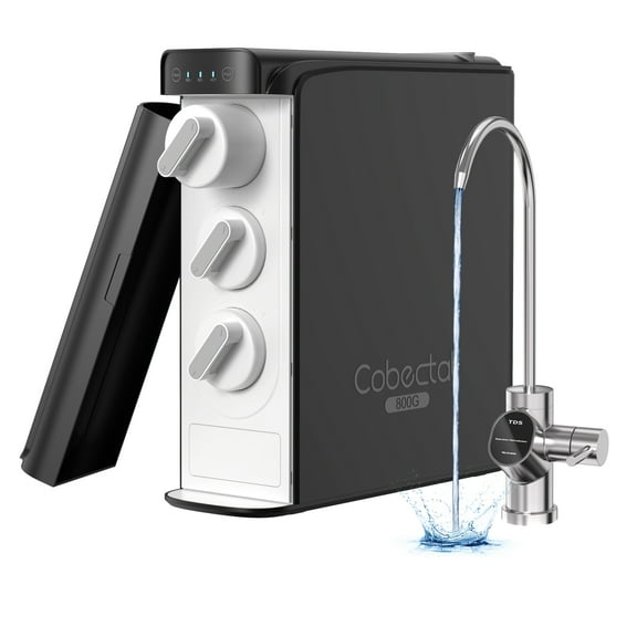 Cobectal Multi Filter 3-Stage Under-Sink & Countertop Filtration System, Rseverse Osmosis System Water Purifier