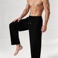 thumbnail image 4 of Eagokdc Stretch Pants for Men Casual Summer Loose Exercise Drawstring Jogging Big And Tall Pant With Pockets Size S-4XL, 4 of 8