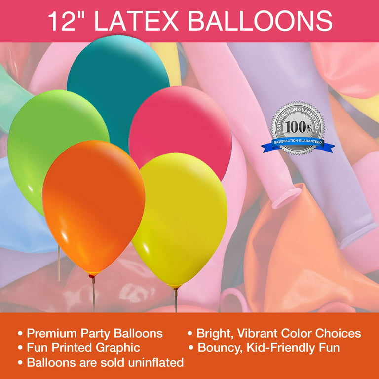 Fishing Balloons - 12 Inch Latex - 2 Sided Print ( 