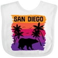 thumbnail image 3 of Inktastic San Diego California Sunset Boys or Girls Baby Bib, 3 of 4