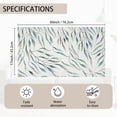 thumbnail image 2 of Welcome Eucalyptus Leaves Doormat Sage Mat with Non-Slip Backing Indoor Outdoor Welcome Door Mat for Entryway Porch Spring Summer Housewarming Gift 17x30INCH, 2 of 6