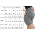 thumbnail image 2 of New Summer Maternity Leggings Woman Mini Yoga Fitness Sports High Waist Belly Pregnant Pants Slim Fashion Shorts, 2 of 2