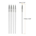 thumbnail image 2 of Uxcell 10pcs Clay Sculpting Tool Set, Clay Sculpting Rubber Tip Shaping Pen for Ceramic Sculpture Polymer Clay, White, 2 of 5