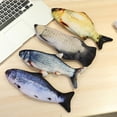 thumbnail image 3 of Flmtop Jouet Interactif en Peluche Réaliste de Simulation Électrique Poisson Saumon Qui Floppe et Remue, 3 of 9