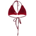 thumbnail image 3 of Fengqque Women's Fashion Casual Color V-Neck Sleeveless Short Open Back Sexy Vest, 3 of 5